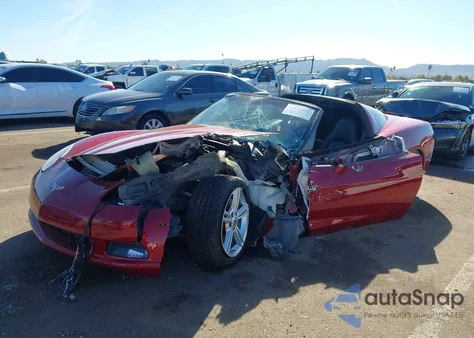 2008 Chevrolet Corvette из США, поврежденный, VIN 1G1YY26W485106929